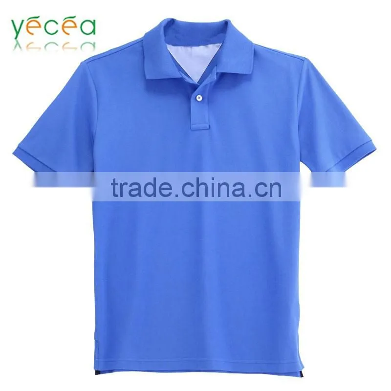 2016 New colorful 100%cotton fashionable single leisure breathable outdoor POLO shirt for men wholesale