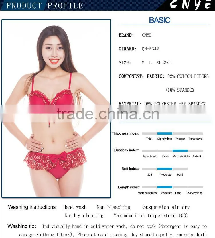 CNYE new design red sexy bikini womens swimwear