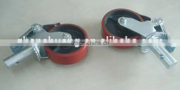 scaffold caster wheel with 6",8",10"
