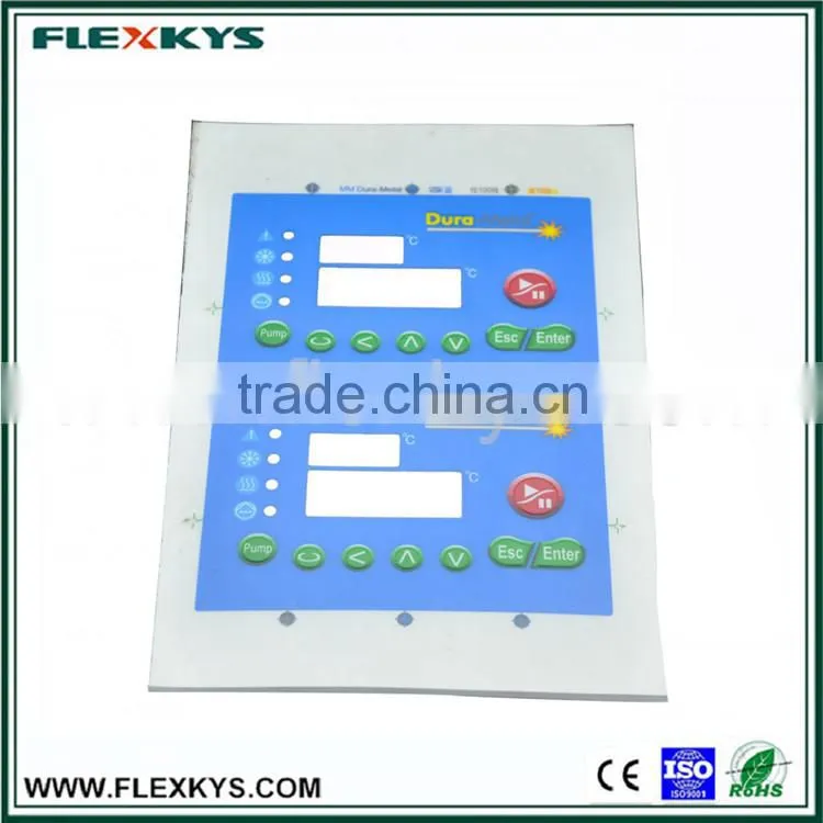 High Quality Custom Prototype Graphic Overlay for Industrial Control Equipment
