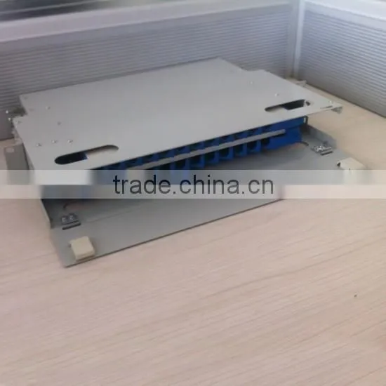 China supplier fiber optic equiment 19 inch rack mounted ODF Unit box 24 Core