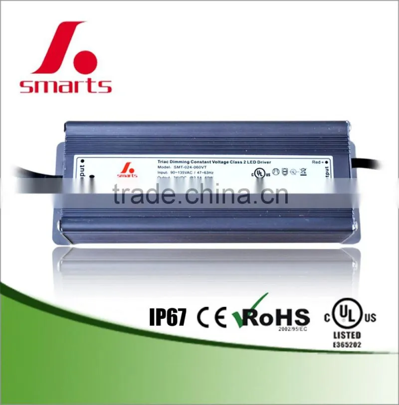 ul cul listed triac 24v transformer constant voltage triac led driver