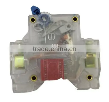 mini circuit breaker with transparent cover DZ47-63 1P 6-32A