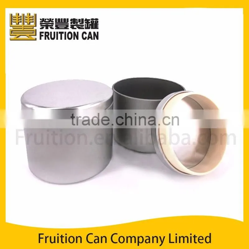 Large Round Candle Tin
