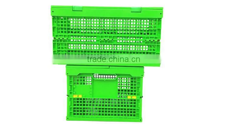 Manufacturer Customized durable fruit plastic foldable crate