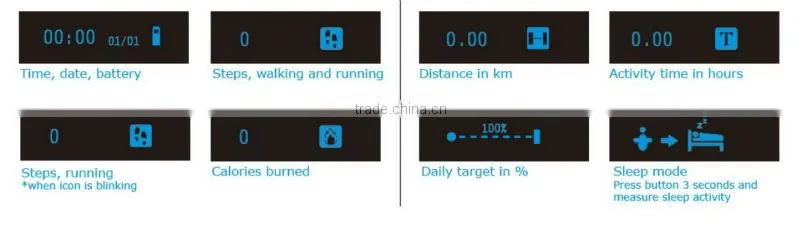 J-style BSCI Factory Digital Sports Tracker Wristband Heart Rate Monitor best pedometer