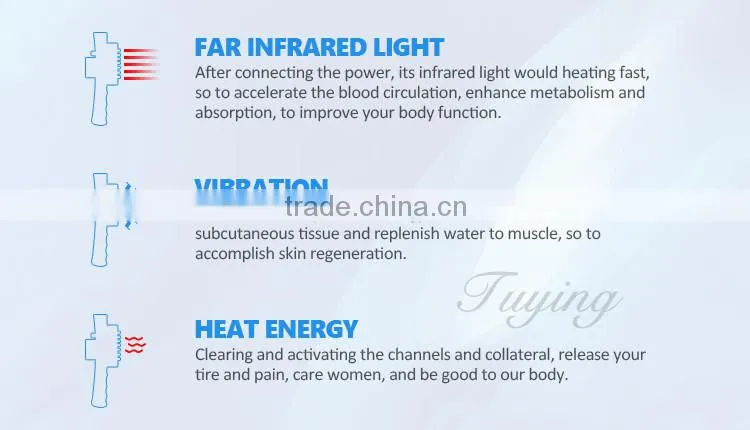 Home Use fat & weight loss body massage Infrared Handheld Vibrating Massager Machine
