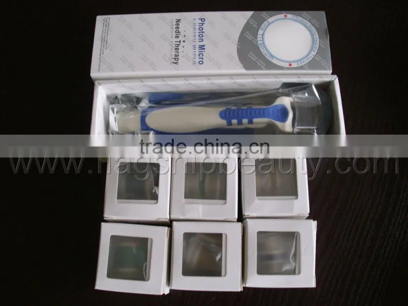 Professional photon derma roller skin treatment photon micro needle therapy