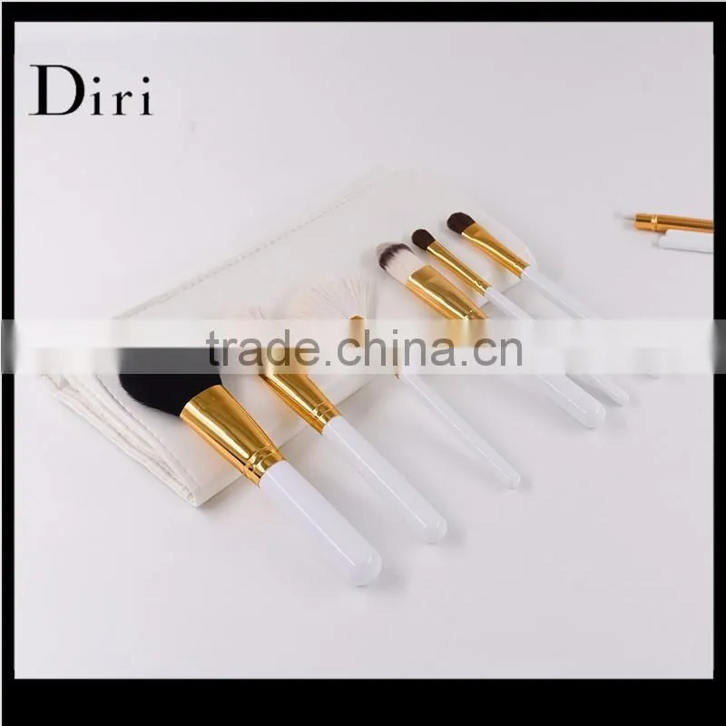 Hot sale top grade 6 pcs personalized makeup brushes