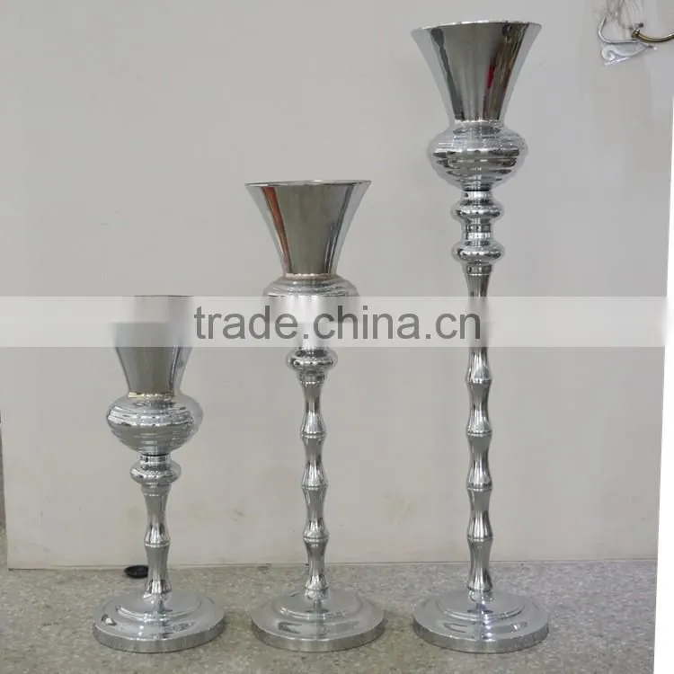 LDJ537 party decoration tall gold vase for wedding