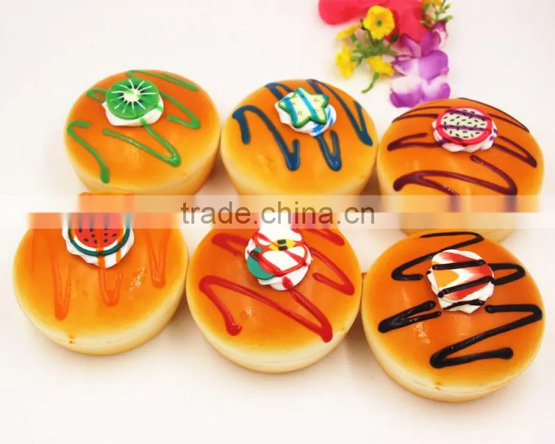 High Quality Soft New Products Artificial Toast Bread Slice Model With Cream Smell For Bakery Shop Machine Sell Display Decor