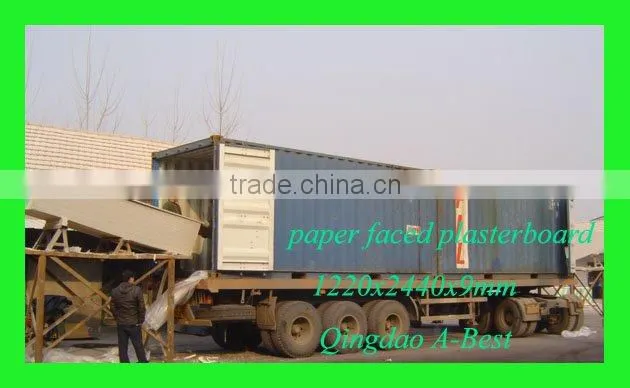 standard gypsum plaster board for drywall