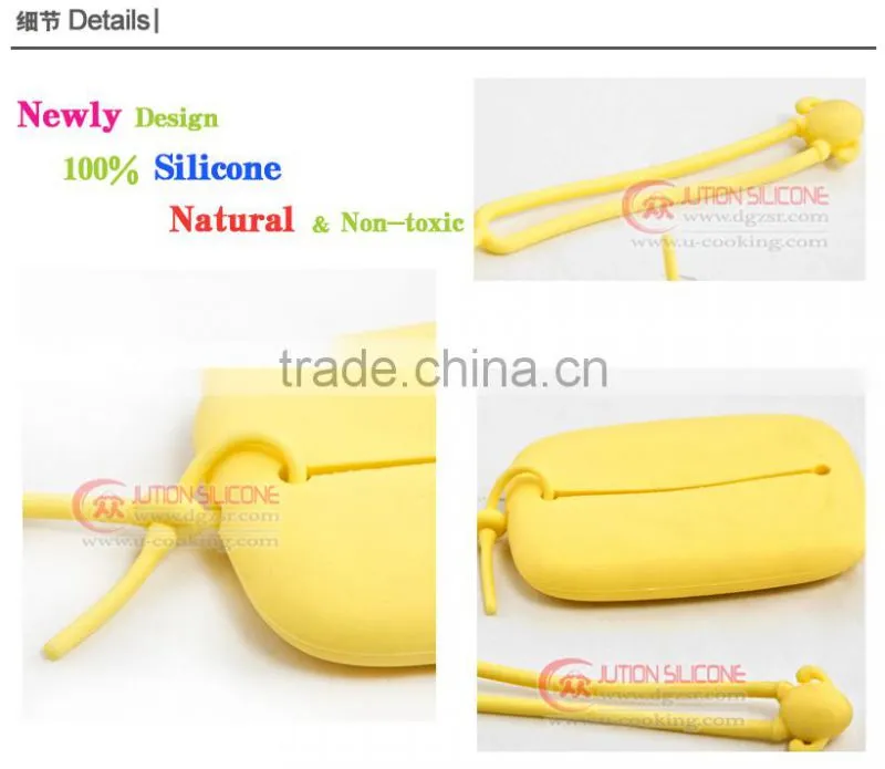 2013 fashion lady silicone wallet