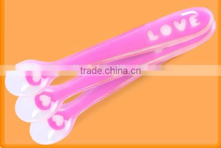 hot sell food grade silicone baby spoon