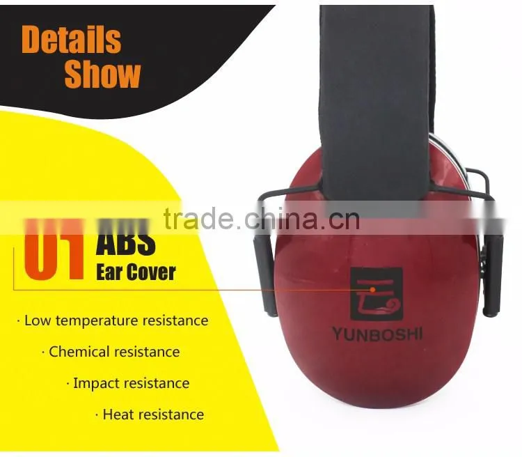 Color Logo Customized Adjustable Headband Noise Reduction Ear Muff