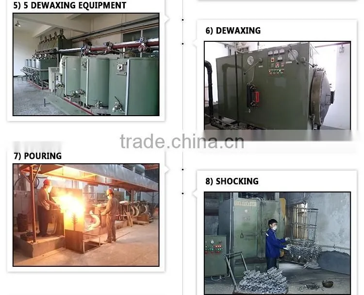 Lost wax casting stainless steel casting parts investment casting parts