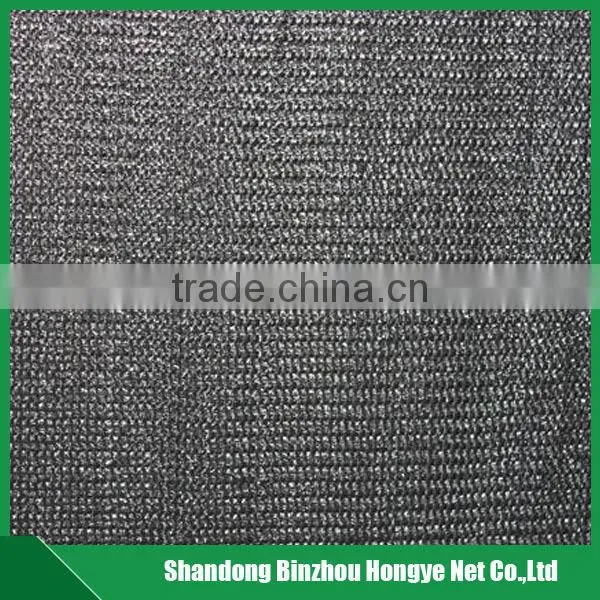 high quality Low price 2015 Factory supply Black color 95% HDPE Sun Shade Netting with eyelet