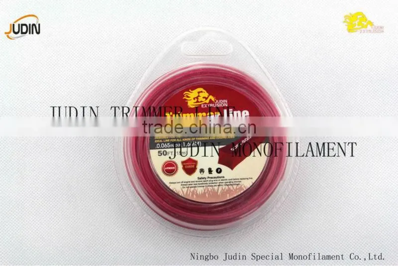 Brush Cutter Parts Professional Grade Blister Packing Nylon Trimmer Line