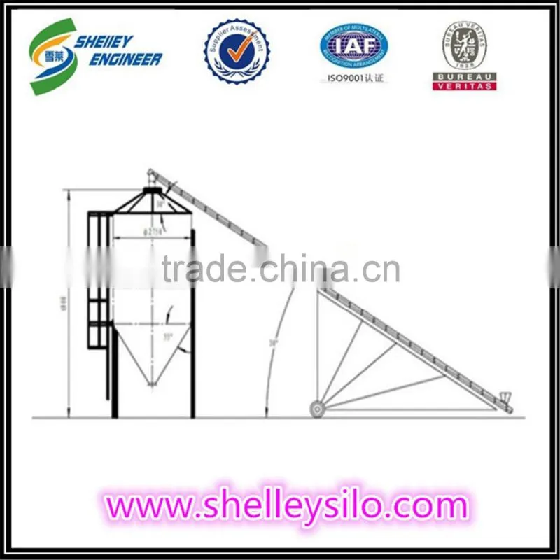Pellet screw auger conveyor