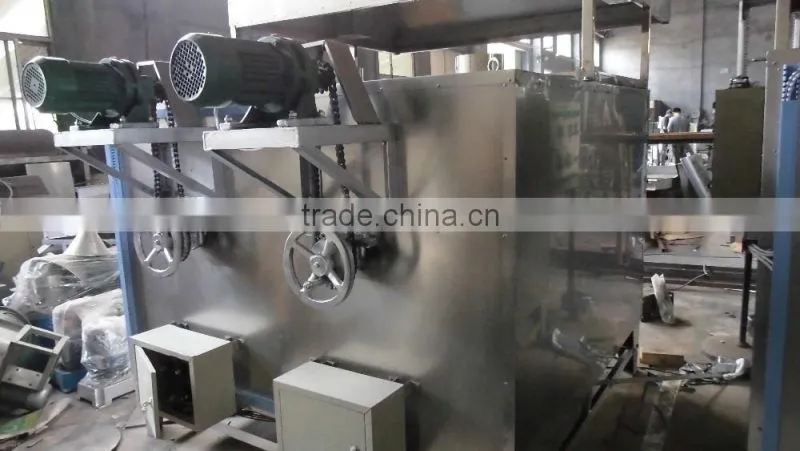 LPG Heating Oily Seeds Cocoa Beans Rotary Roaster Machine