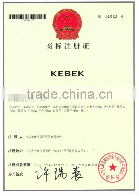 KEBEK Brand size 12.00r24 all steel radial truck tire china tyre
