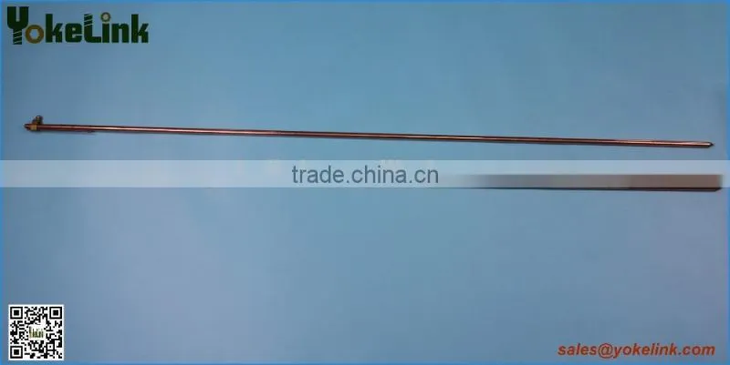 Copper clad Steel Pointed Earthing Rod with clamp