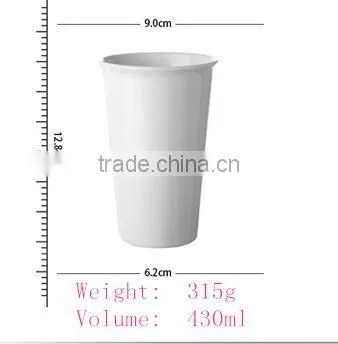 White customerize logo mugs