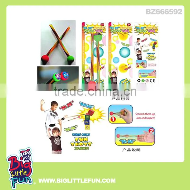 Ping pong ball shooting toy