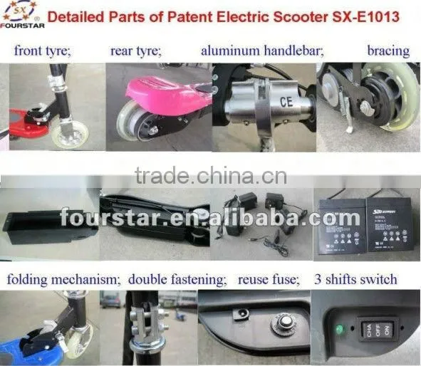 air wheel electric scooter kids kick scooter SX-E1013-100