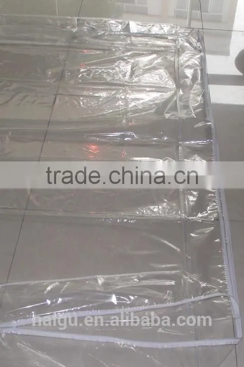 Hot sale super clear pvc Zipper bag