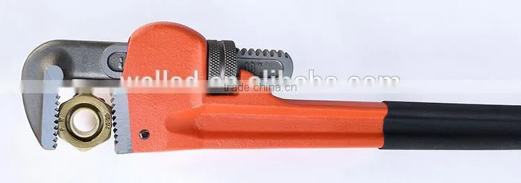Manufacturer supply 14" PVC dipped handle Amerian style pipe wrench