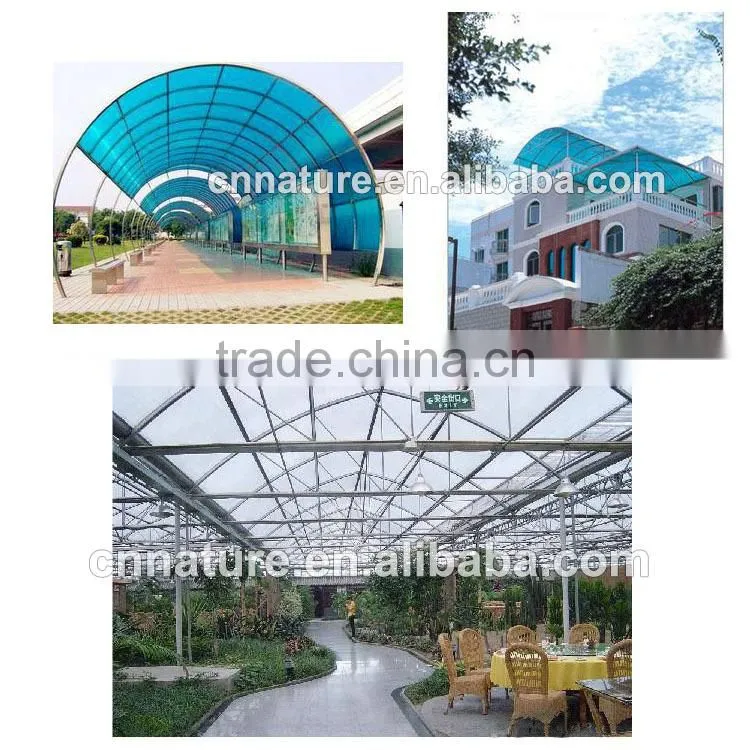 high impact strength honeycomb polycarbonate sun sheet for building material