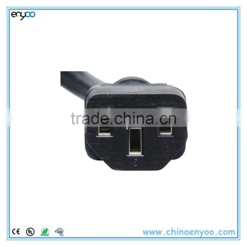 CPU/PDU Angled Power Cord - C14 Left Angle to C13 - 10 Amp
