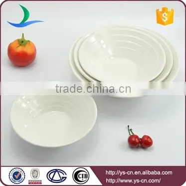 Wholesale custom white ceramic noodle bowl