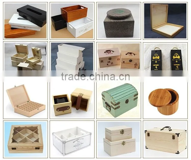 Wholesale hot stamping Logo pine Wooden Watch Box
