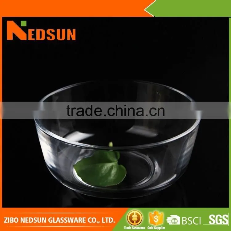 Whosale clear glass candy bowl
