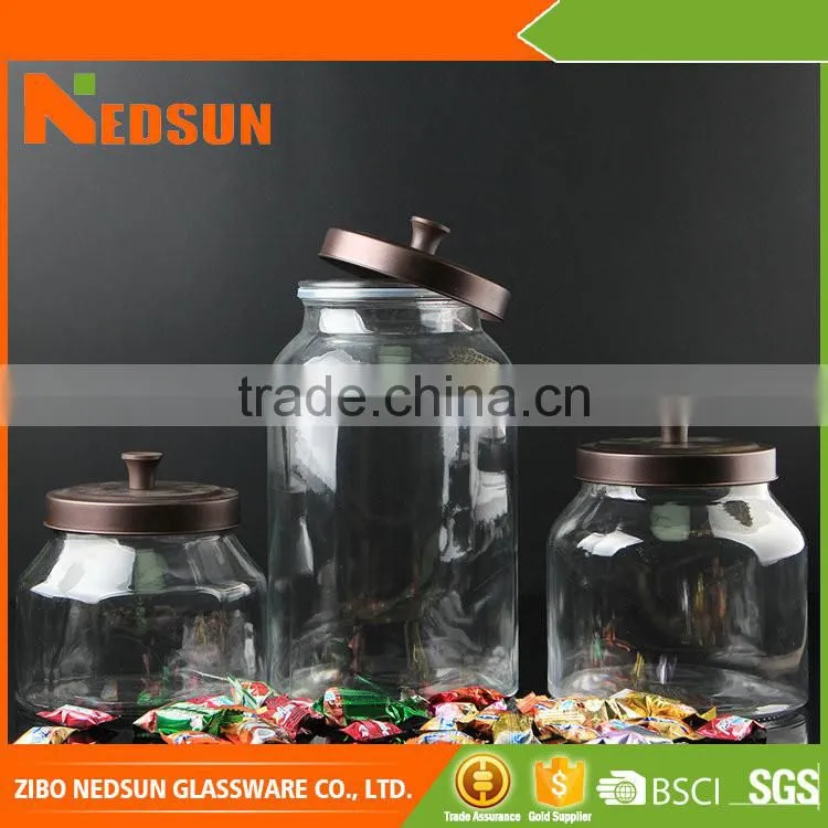 Manufacturer wholesale cheap color box Best glass container with cap