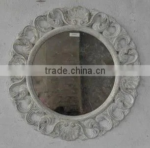 decorative mirror frames wooden material with antique imitation