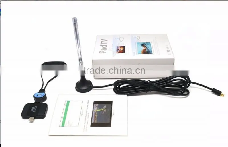 Auto Mobile Portable Android 2 mhz DVB-T2s DVBT T2 Smart Micro USB Digital TV Tuner Mini Box Receiver For Android Pad Bus