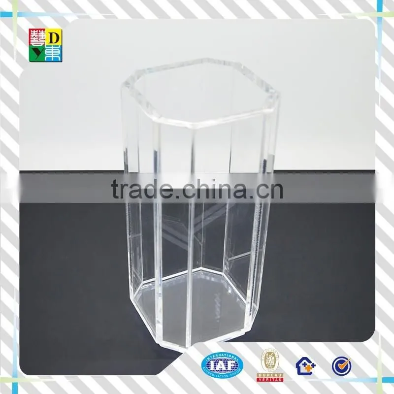 customized squar acrylic compote for fruits/ Plexiglass acrylic round fruits holder/new design acrylic fruits dish from China