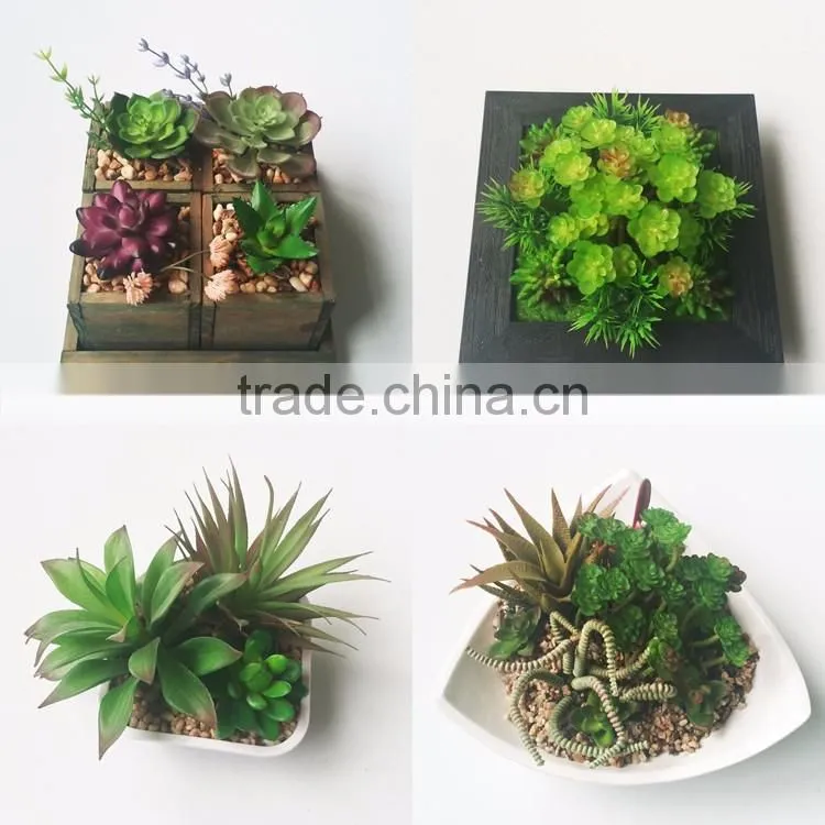 Wholesale various fake landscaping plants for decking decoration