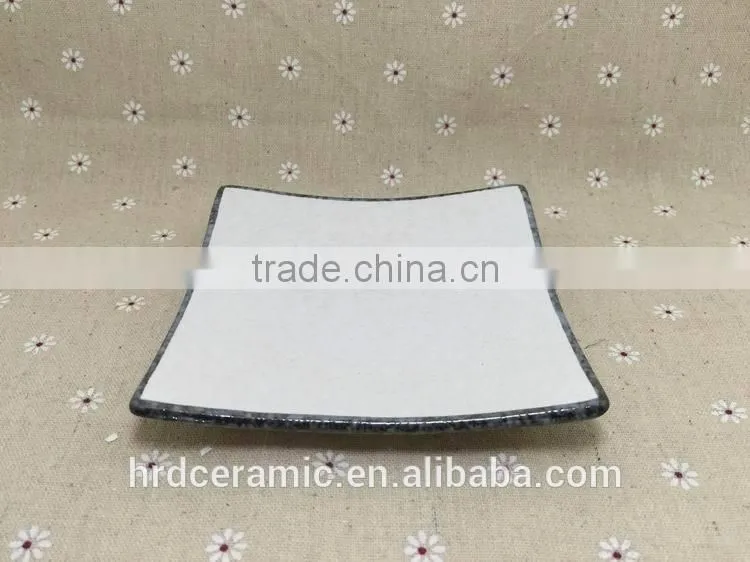 Stocked White Porcelain Square Dish/food dish/soap dish/salad bowl