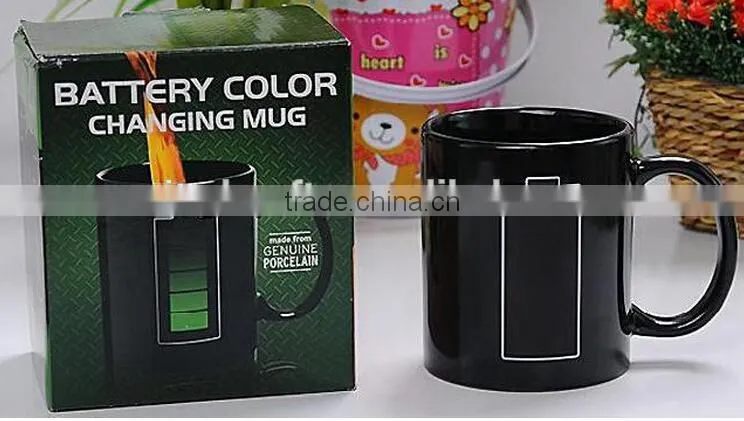 2015 valentine's day gift hot water color changing mug