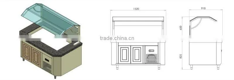 Bench Freezer.