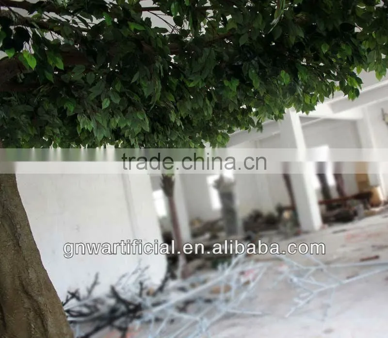 BTR1010-2 GNW Indoor Artificial Tree plants for sale 14ft high for Hotel restaurant decoration