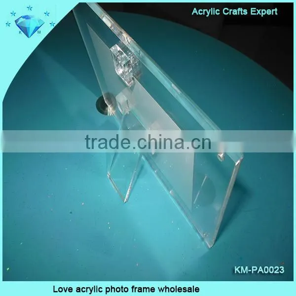 Customzied all size and shape Acrylic photo frame display,acrylic pictures frame