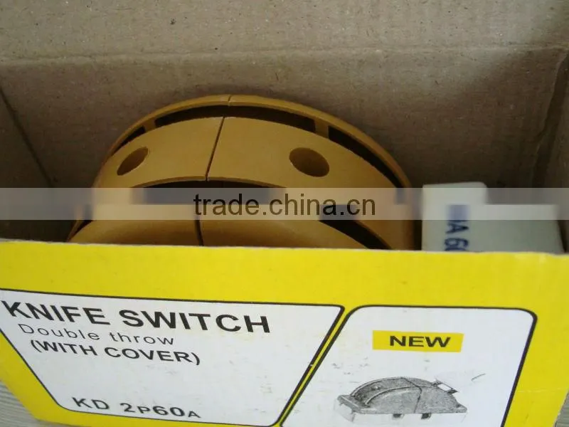 electric single throw 3 poles ceramic knife switch change over switch