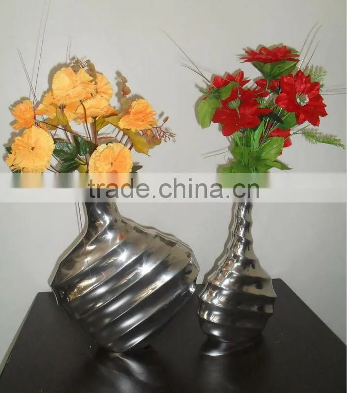 Metal Vases For Interior Decoration
