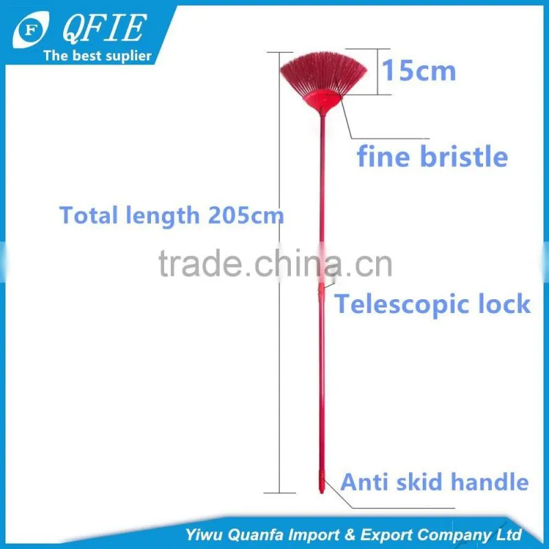 Wholesale household wall cleaning brush with long telescopic metal stick