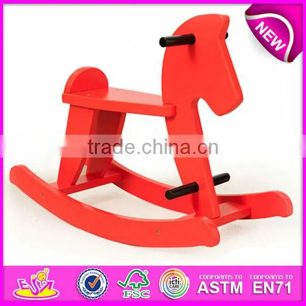 2015 hot sale wooden ride on toys,popular rocking horse wooden decorative,hot sale wooden rocking horse W16D015